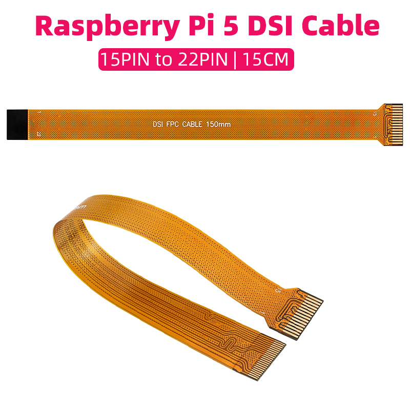 Pi Camera Cable - Cabo Raspberry Pi 5 DSI 22Pin