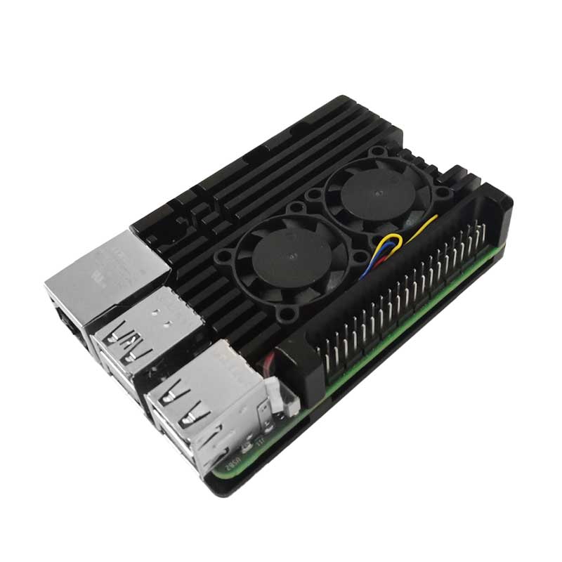 Pi 5 Case - Caixa de metal de alumínio Raspberry