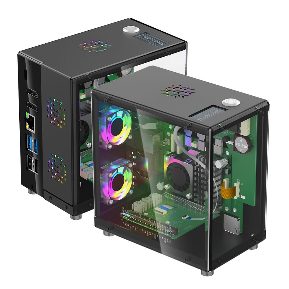 Pi 5 Case - Raspberry pi 5 caso kit protetor