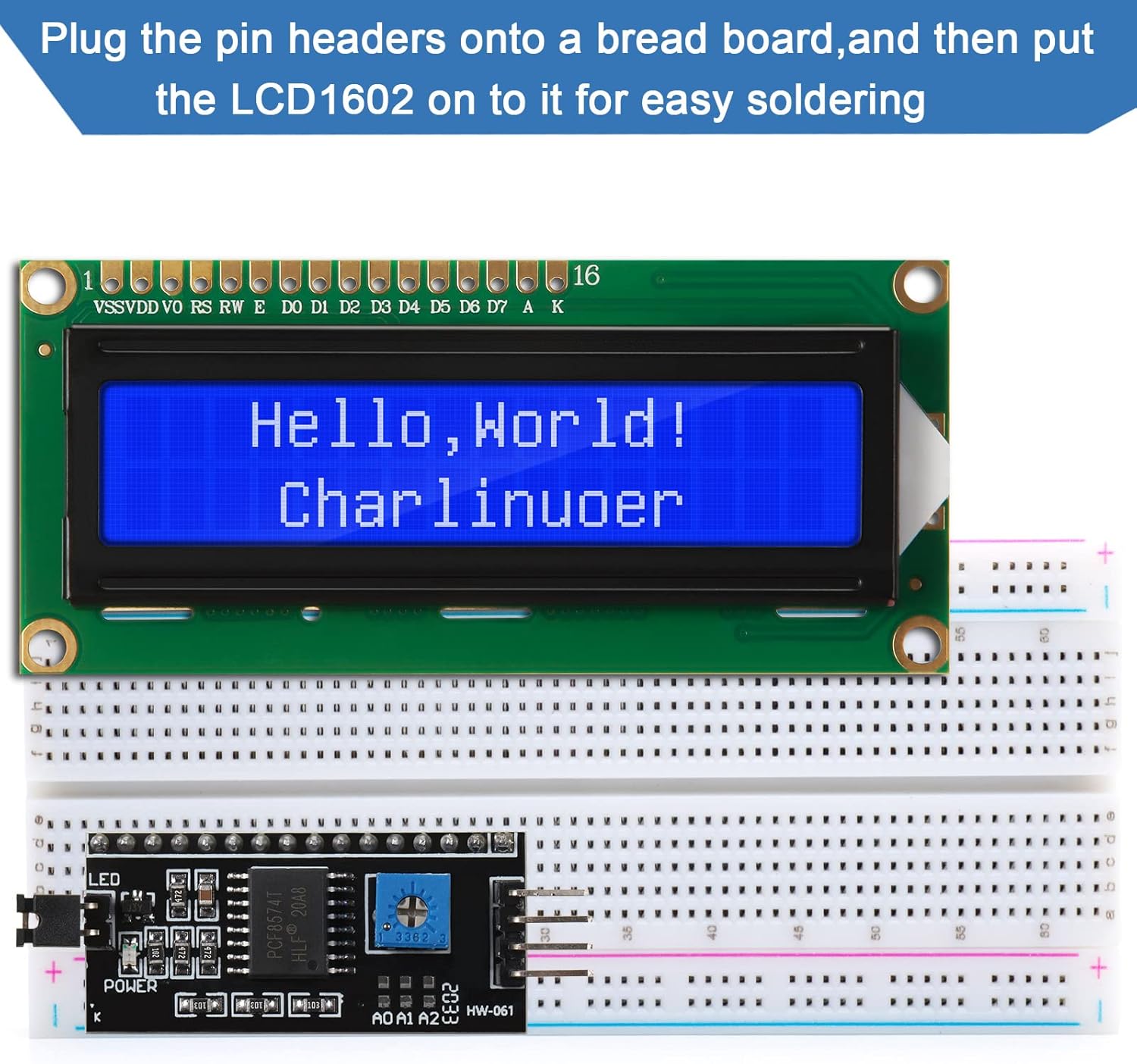 Pi Display - 1 Conjunto de Módulo LCD 1602