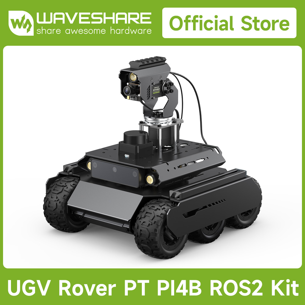 Raspberry Pi 5 - Waveshare Rover ROS 2 Robô 4WD