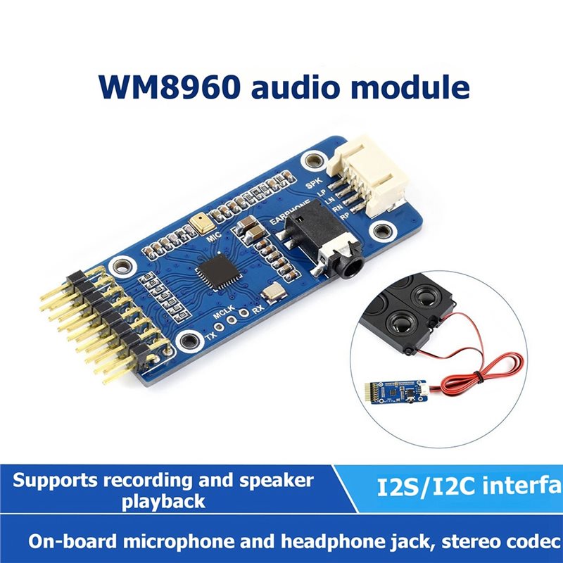 Pi Display - WM8960 para Raspberry Pi, ecrã LCD
