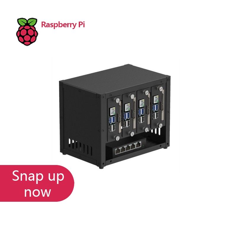 Pi 4 Case - Gabinete UCTRONICS para Cluster Raspberry Pi,