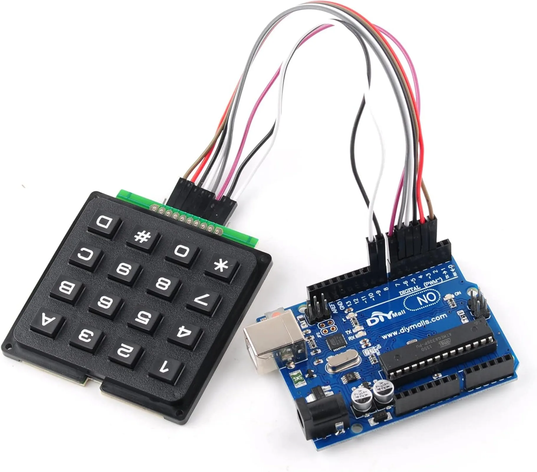 Teclado de Membrana Matricial  - Arduino Kit avaliação e preço