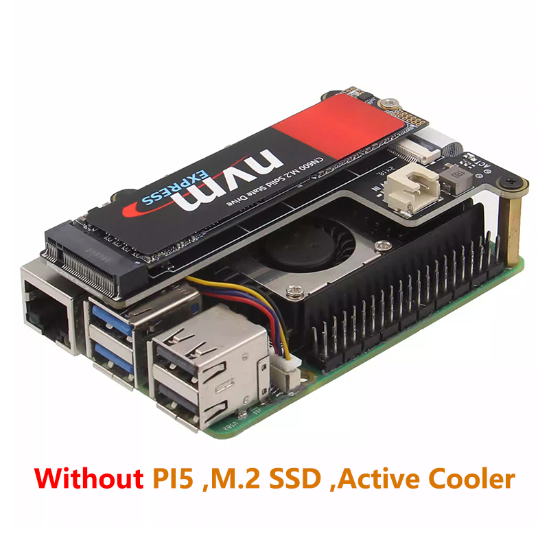 Raspberry Pi 5 PCIE M.2 NVMe P - Pi Cooler avaliação e preço