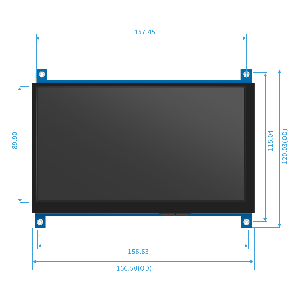 Monitor IPS de 7 Polegadas Com - Raspberry Pi 4 avaliação e preço