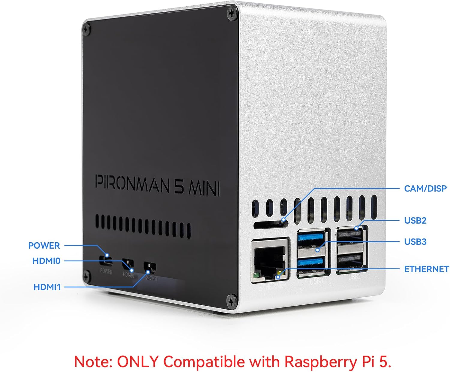 Pironman 5-Mini NVMe M.2 SSD P - Pi 5 Case avaliação e preço
