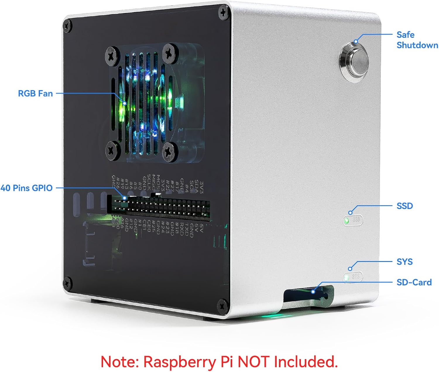 Pironman 5-Mini NVMe M.2 SSD P - Pi 5 Case avaliação e preço