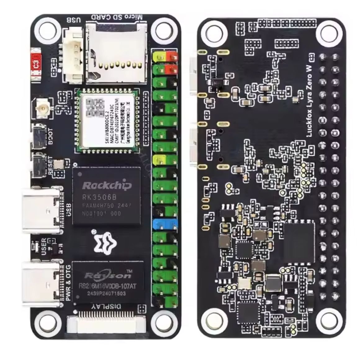 Placa Luckfox Lyra Zero W RK35 - Pi Zero avaliação e preço