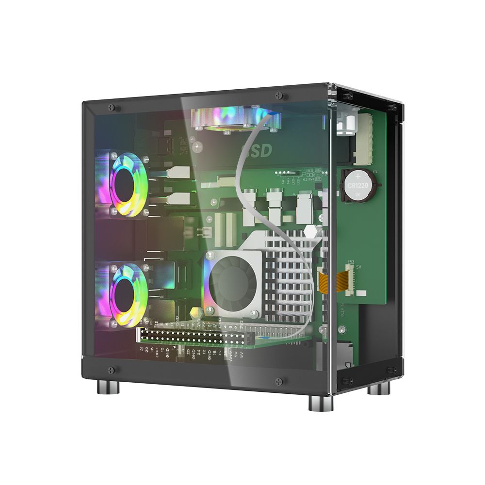 Raspberry pi 5 caso kit protet - Pi 5 Case avaliação e preço