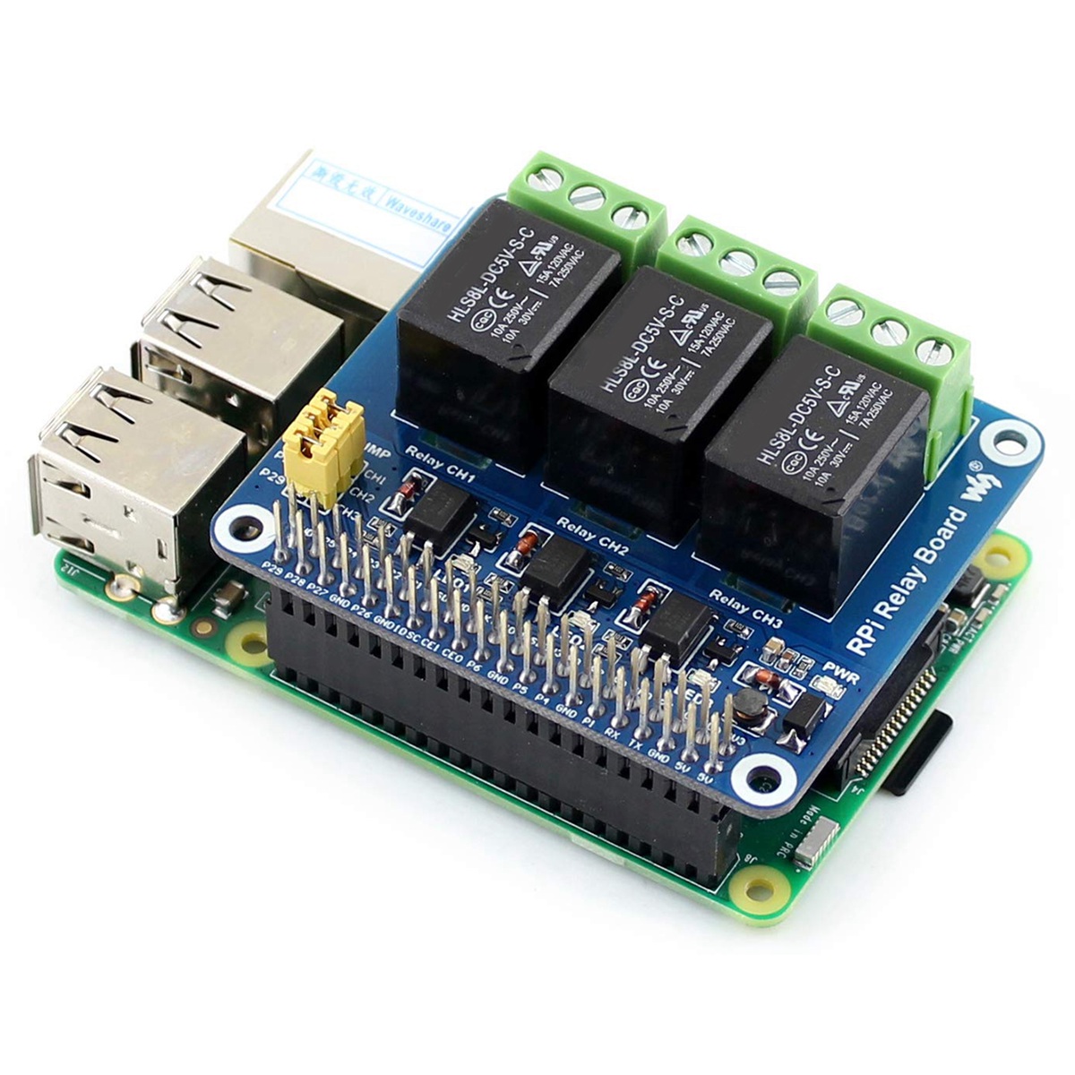 Módulo de Relé Waveshare 5V de - Pi Zero avaliação e preço