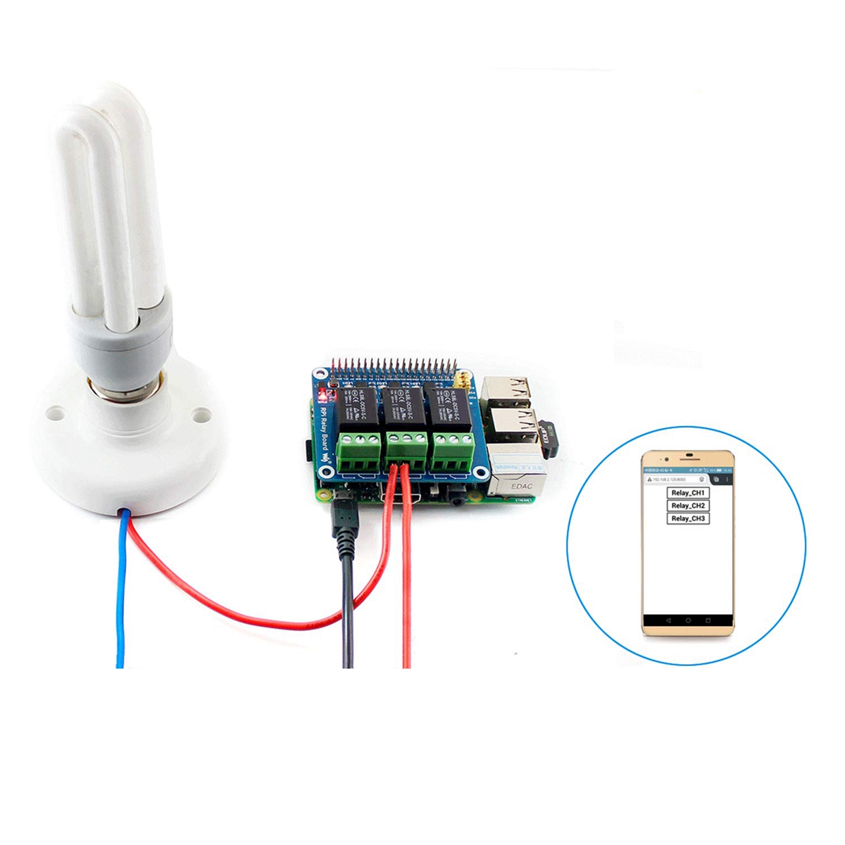 Módulo de Relé Waveshare 5V de - Pi Zero avaliação e preço