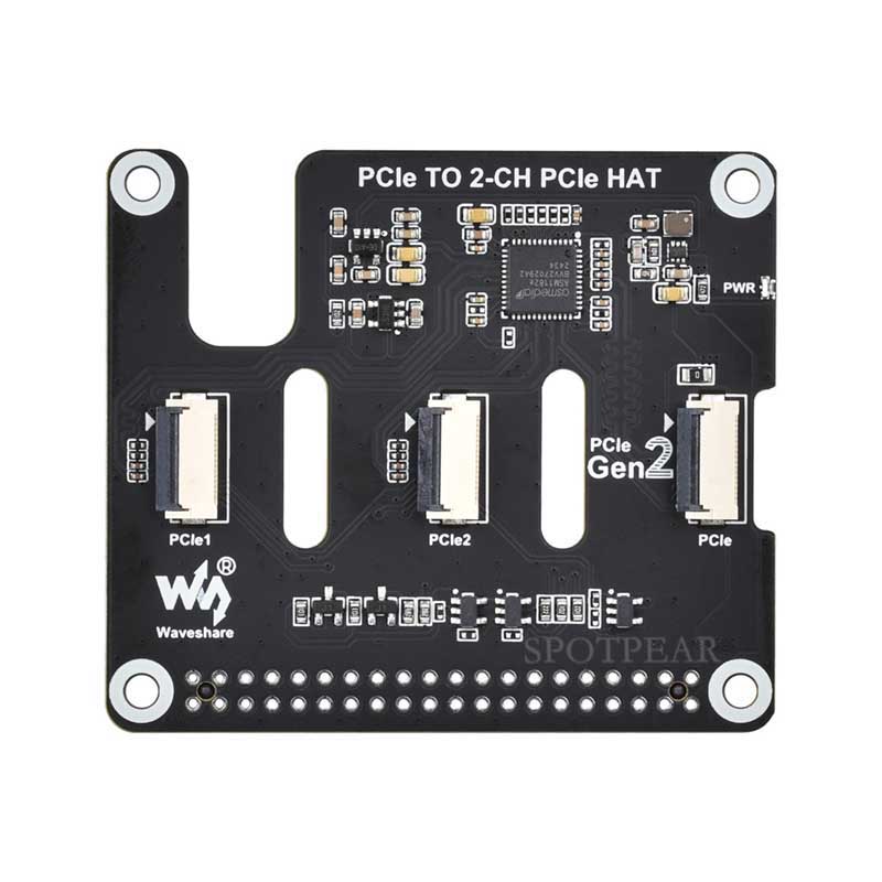 Raspberry Pi 5 PCIe para 2-CH  - Pi Cooler avaliação e preço