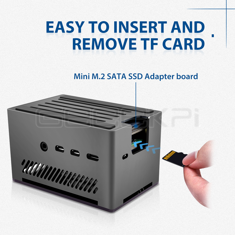 GeeekPi Caixa de tijolo de alu - Pi 4 Case avaliação e preço