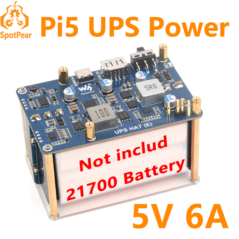 Raspberry Pi 5 UPS HAT E 4 por - Pi Power Supply avaliação e preço