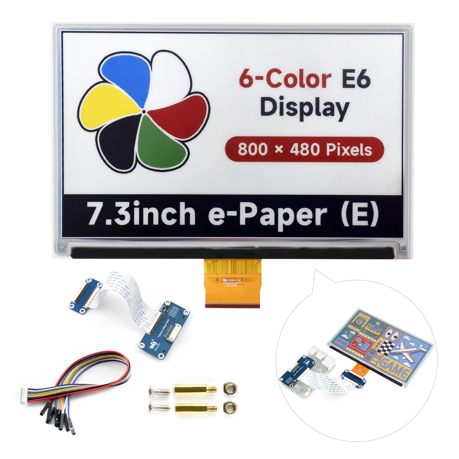 Waveshare display de papel ele - Pi Power Supply avaliação e preço